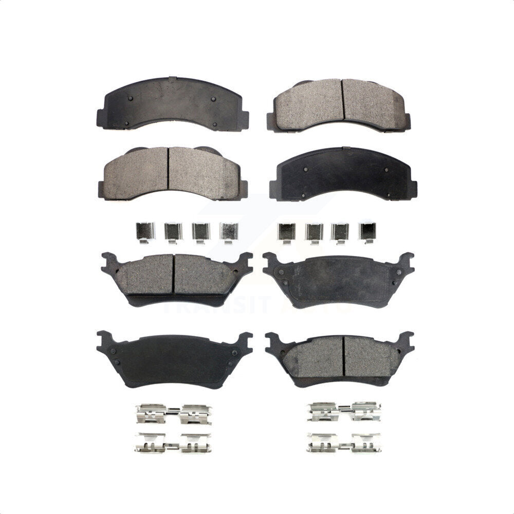 Front Rear Ceramic Brake Pads Kit For Ford F-150 KTC-100198