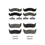 Front Rear Ceramic Brake Pads Kit For Ford F-250 HD KCX-100082