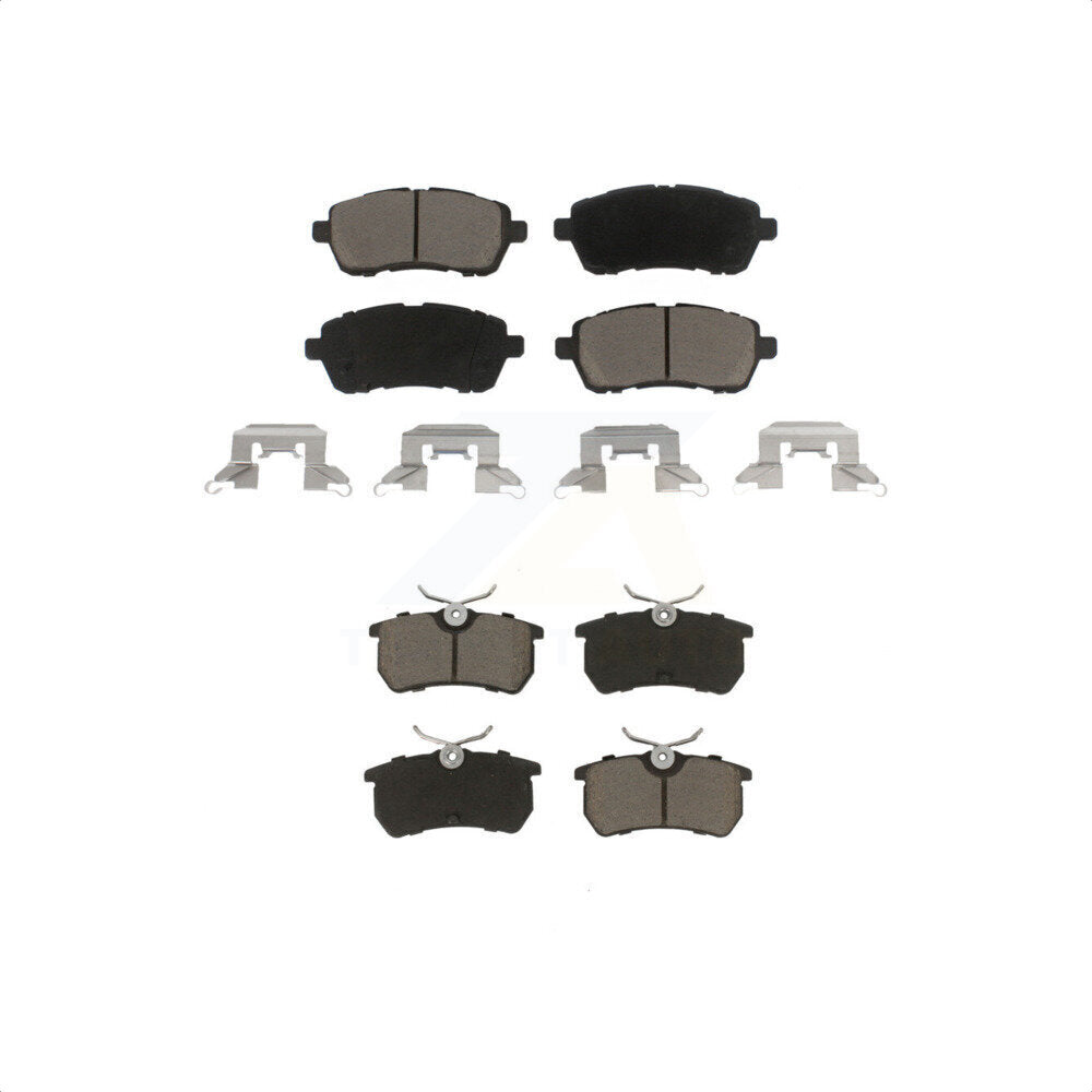 Front Rear Ceramic Brake Pads Kit For Ford Fiesta KCX-100290