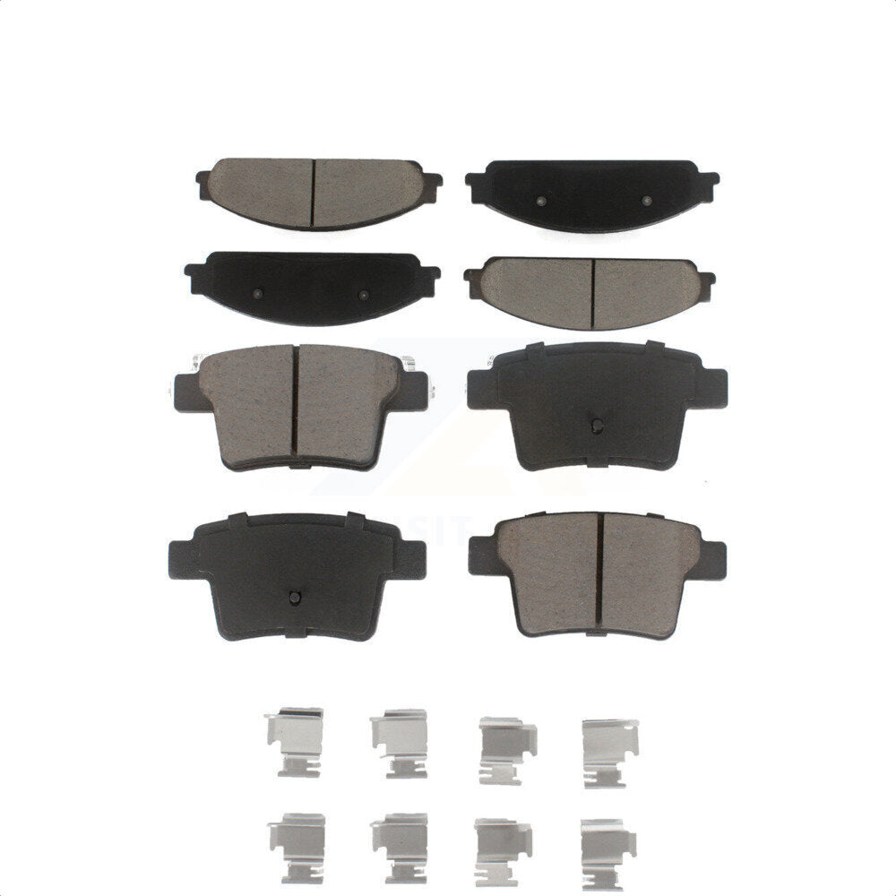 Front Rear Ceramic Brake Pads Kit For Ford Five Hundred Freestyle Taurus Mercury Montego X Sable KCX-100168