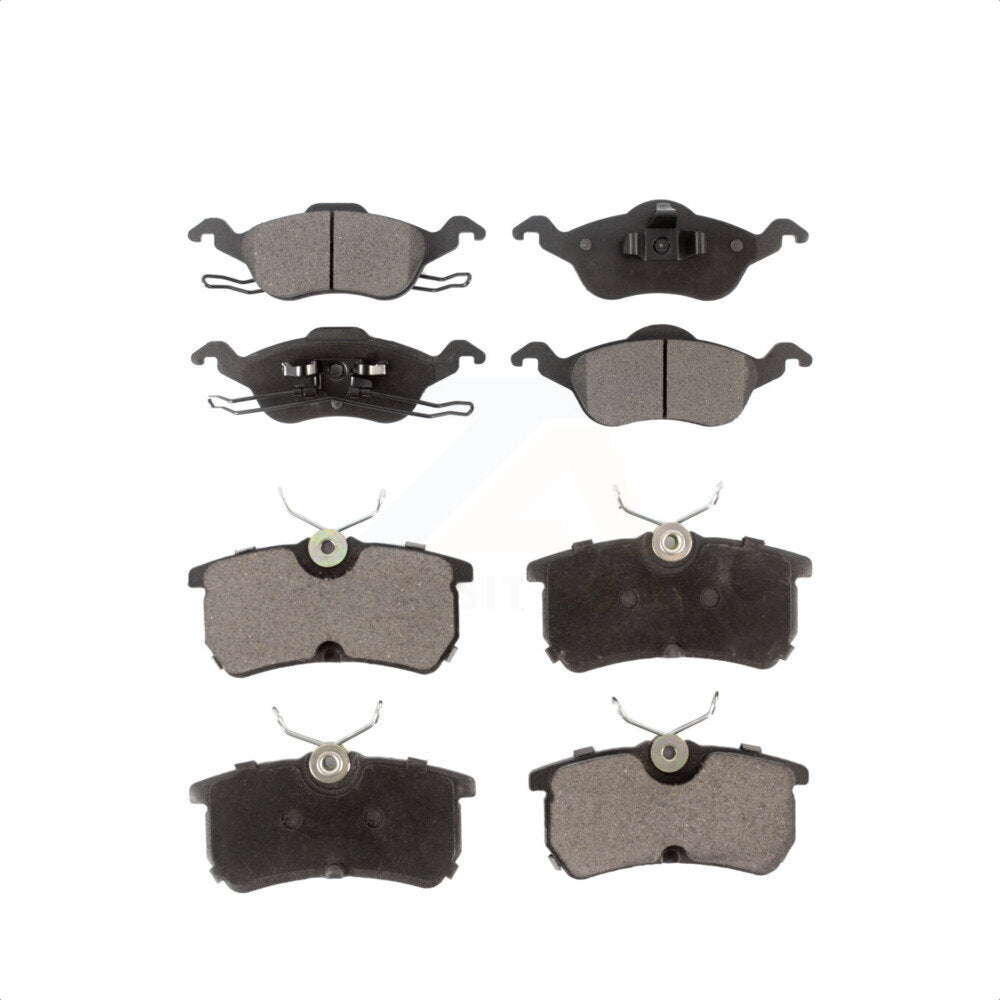 Front Rear Ceramic Brake Pads Kit For Ford Focus KTC-100407