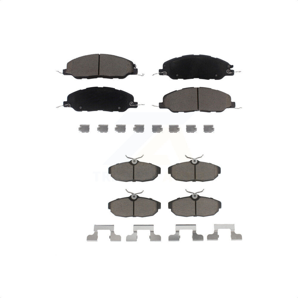 Front Rear Ceramic Brake Pads Kit For Ford Mustang Avanti KCX-100063