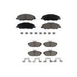 Front Rear Ceramic Brake Pads Kit For Ford Mustang Avanti KCX-100063