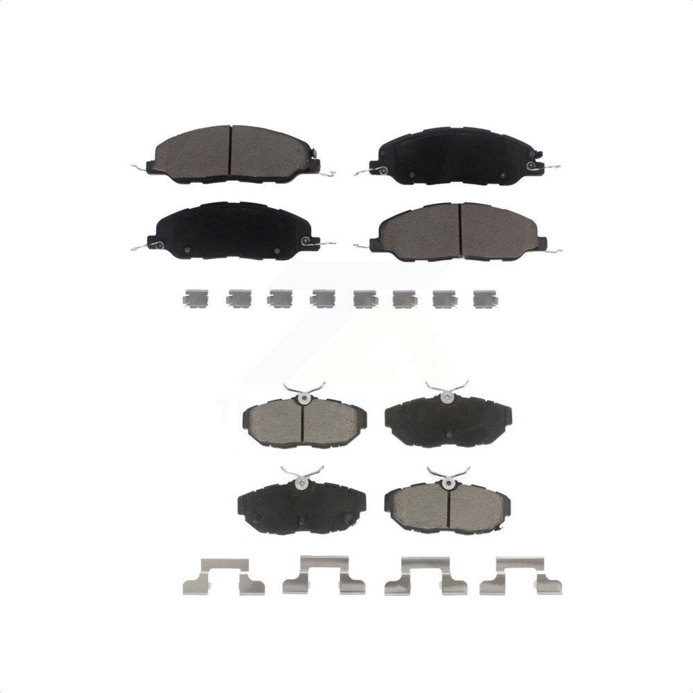 Front Rear Ceramic Brake Pads Kit For Ford Mustang KCX-100065