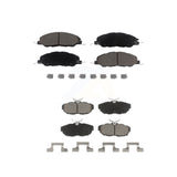 Front Rear Ceramic Brake Pads Kit For Ford Mustang KCX-100065