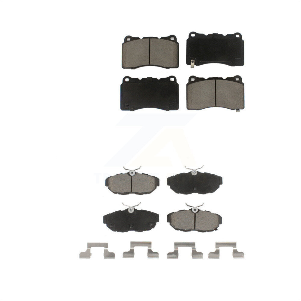 Front Rear Ceramic Brake Pads Kit For Ford Mustang KCX-100066