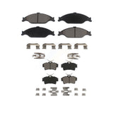 Front Rear Ceramic Brake Pads Kit For Ford Mustang KCX-100387