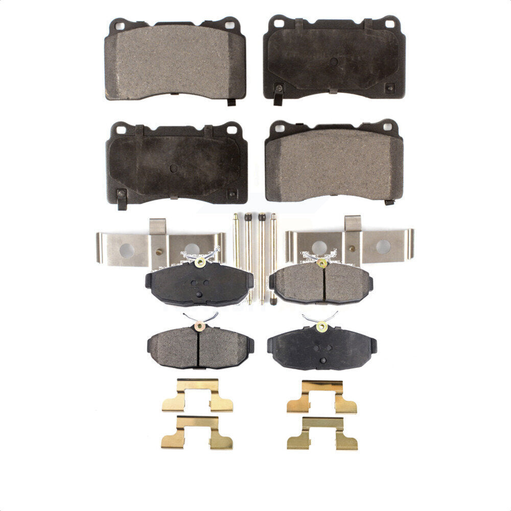 Front Rear Ceramic Brake Pads Kit For Ford Mustang KTC-100002