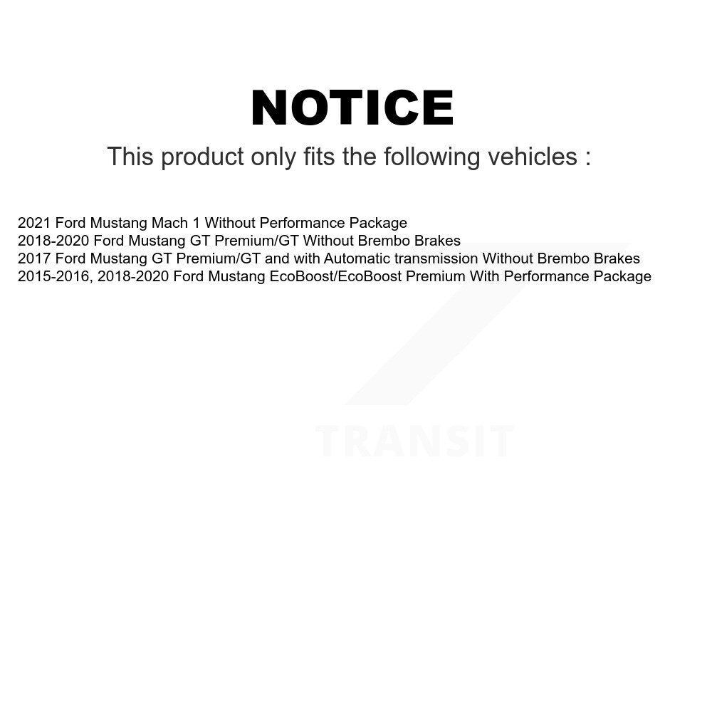 Front Rear Ceramic Brake Pads Kit For Ford Mustang KTC-100591