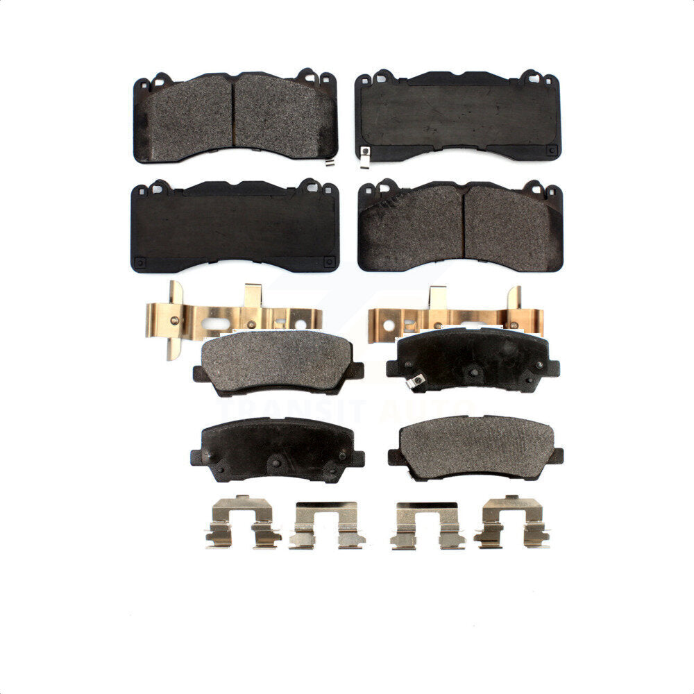 Front Rear Ceramic Brake Pads Kit For Ford Mustang KTC-100592