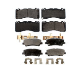 Front Rear Ceramic Brake Pads Kit For Ford Mustang KTC-100592
