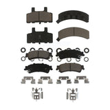 Front Rear Ceramic Brake Pads Kit For GMC Yukon Cadillac 60 Special KCX-100260