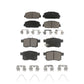 Front Rear Ceramic Brake Pads Kit For Honda Accord KCX-100135