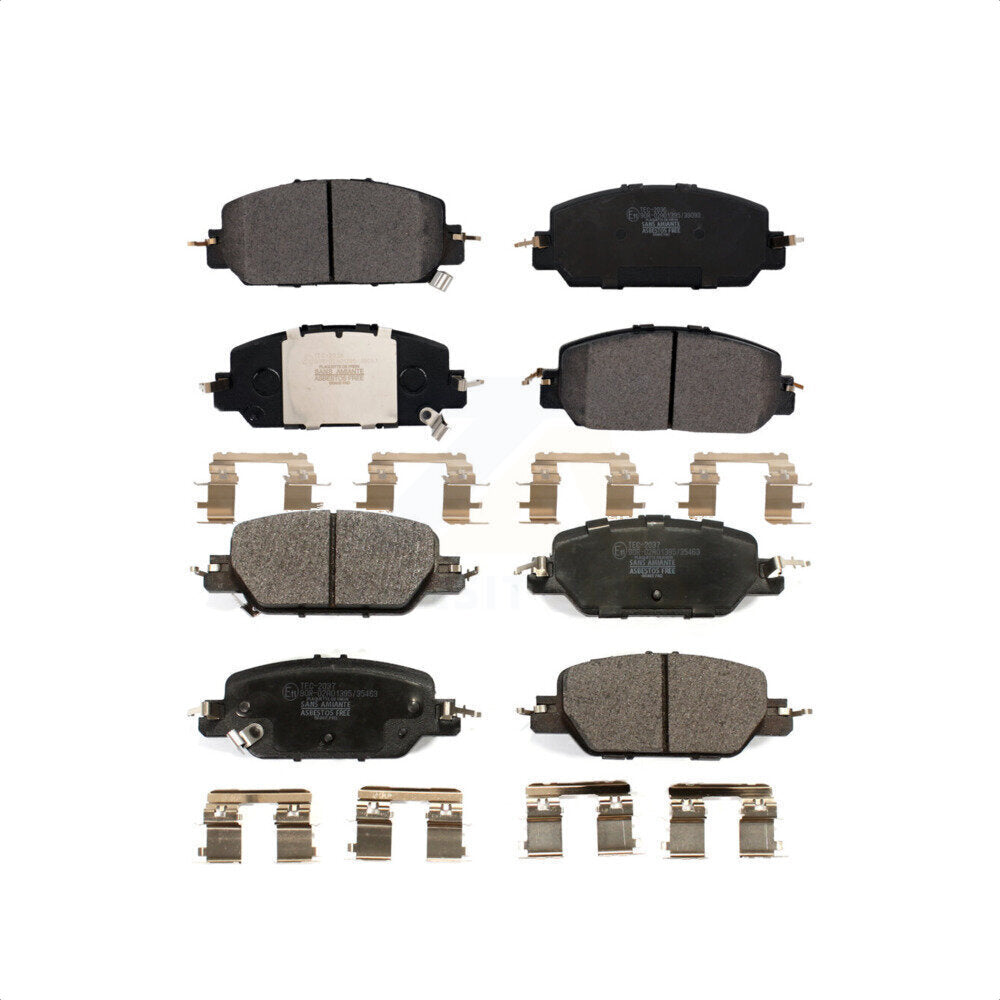 Front Rear Ceramic Brake Pads Kit For Honda CR-V KTC-100545