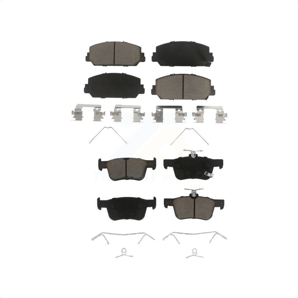 Front Rear Ceramic Brake Pads Kit For Honda Civic KCX-100128