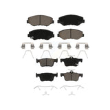 Front Rear Ceramic Brake Pads Kit For Honda Civic KCX-100130