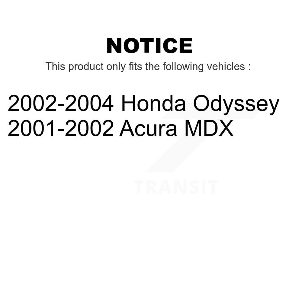 Front Rear Ceramic Brake Pads Kit For Honda Odyssey Acura MDX KCX-100508