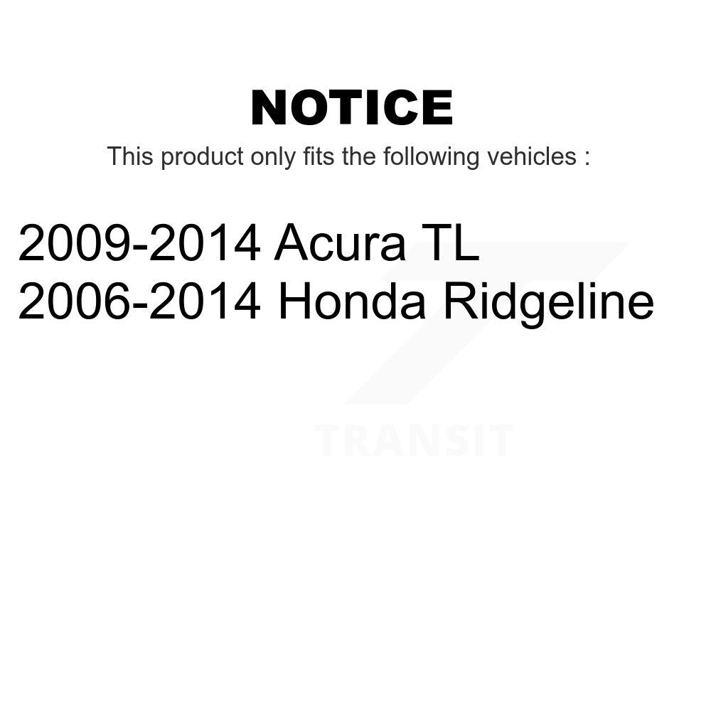 Front Rear Ceramic Brake Pads Kit For Honda Ridgeline Acura TL KCX-100454