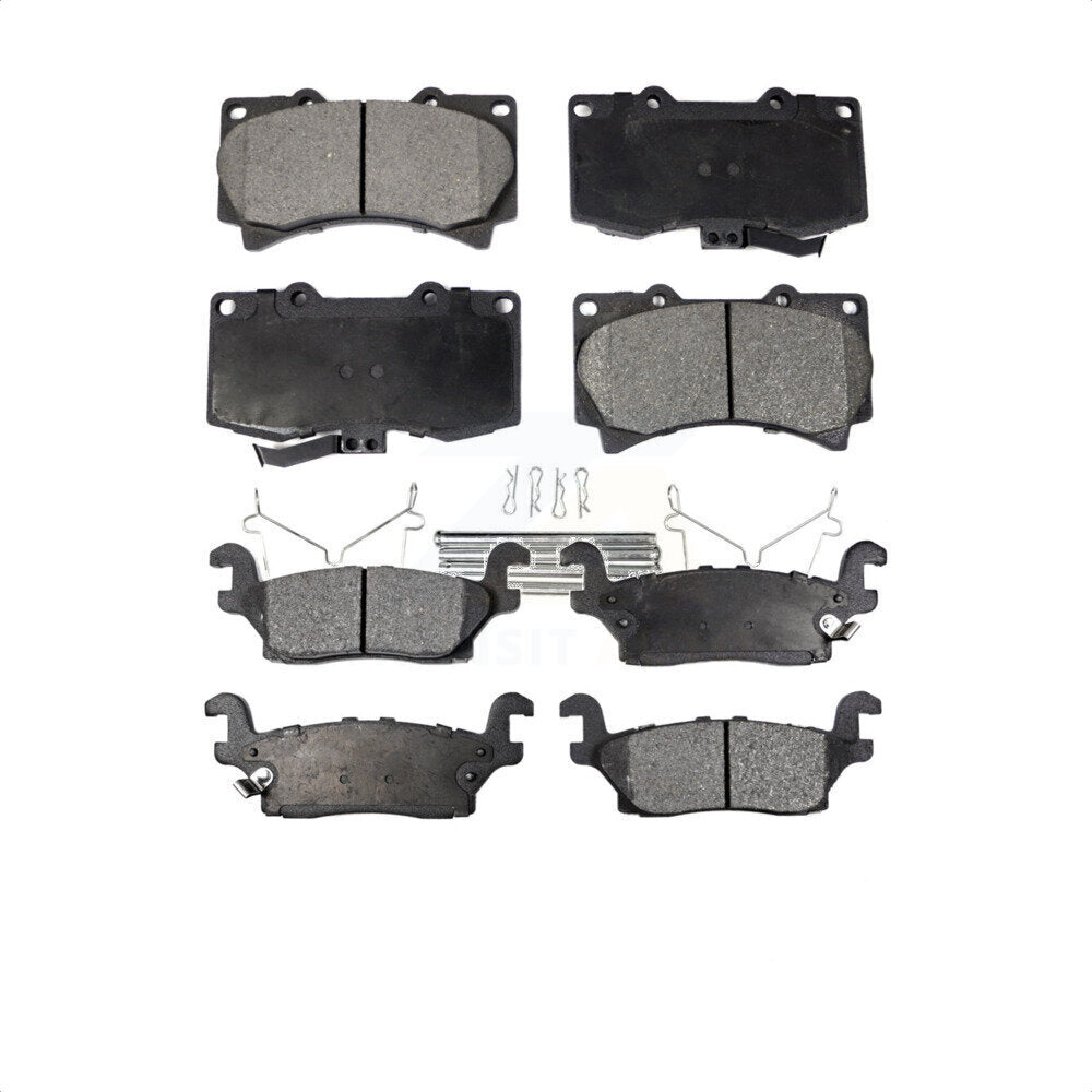 Front Rear Ceramic Brake Pads Kit For Hummer H3 H3T KTC-100074