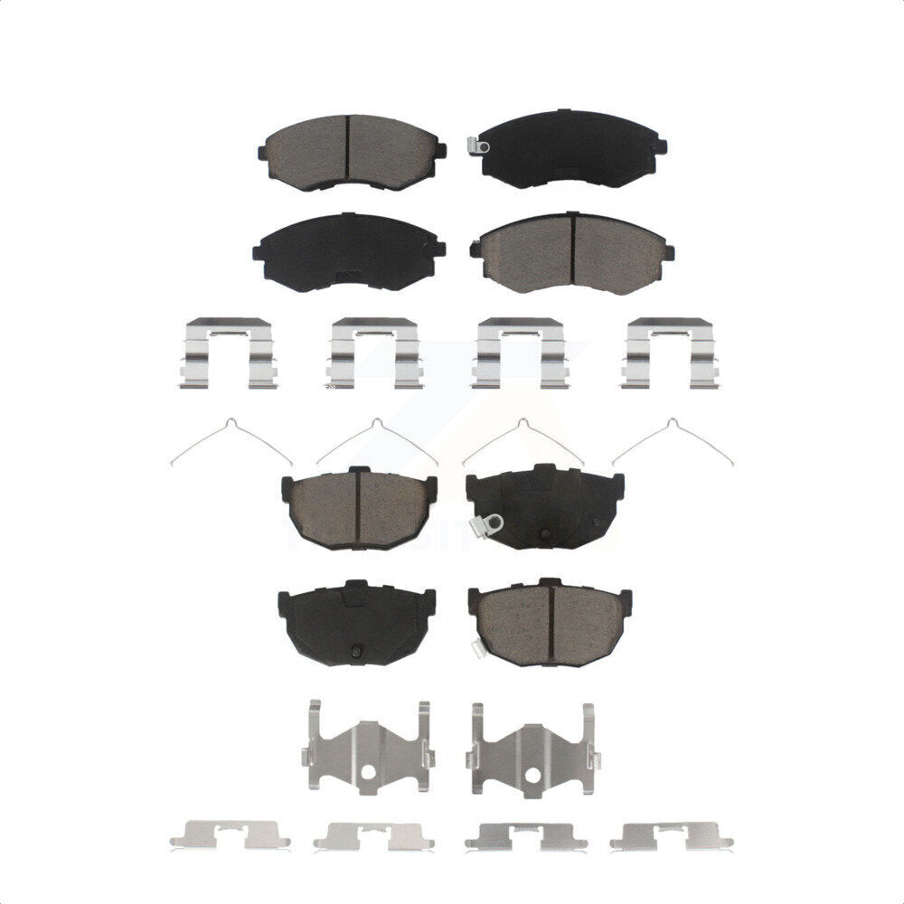Front Rear Ceramic Brake Pads Kit For Hyundai Elantra Tiburon KCX-100187