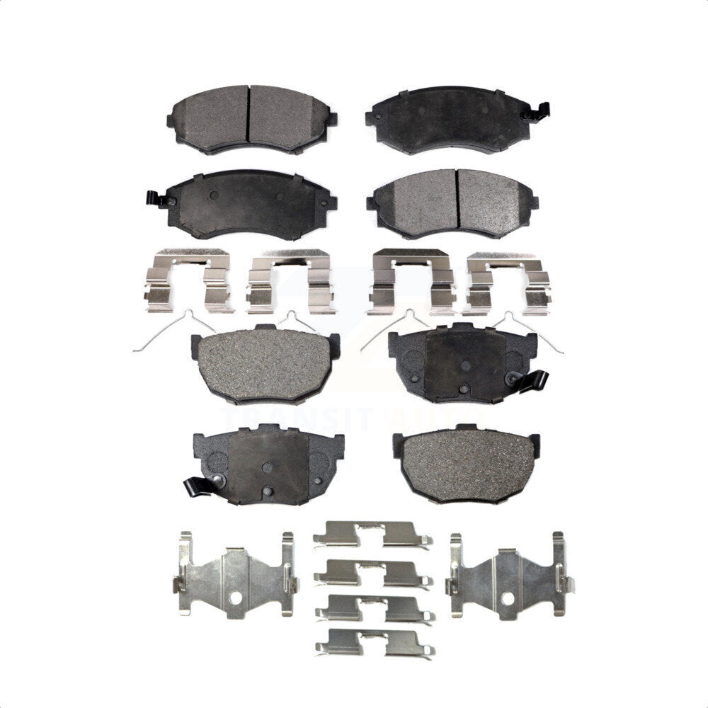 Front Rear Ceramic Brake Pads Kit For Hyundai Elantra Tiburon KTC-100365