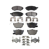 Front Rear Ceramic Brake Pads Kit For Hyundai Elantra Tiburon KTC-100365