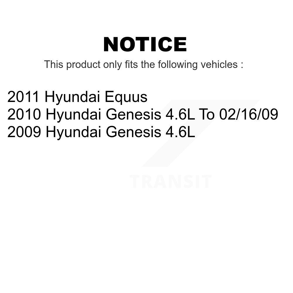Front Rear Ceramic Brake Pads Kit For Hyundai Genesis Equus KCX-100040