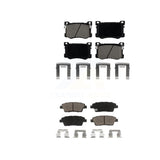 Front Rear Ceramic Brake Pads Kit For Hyundai Genesis G80 Kia K900 KCX-100080