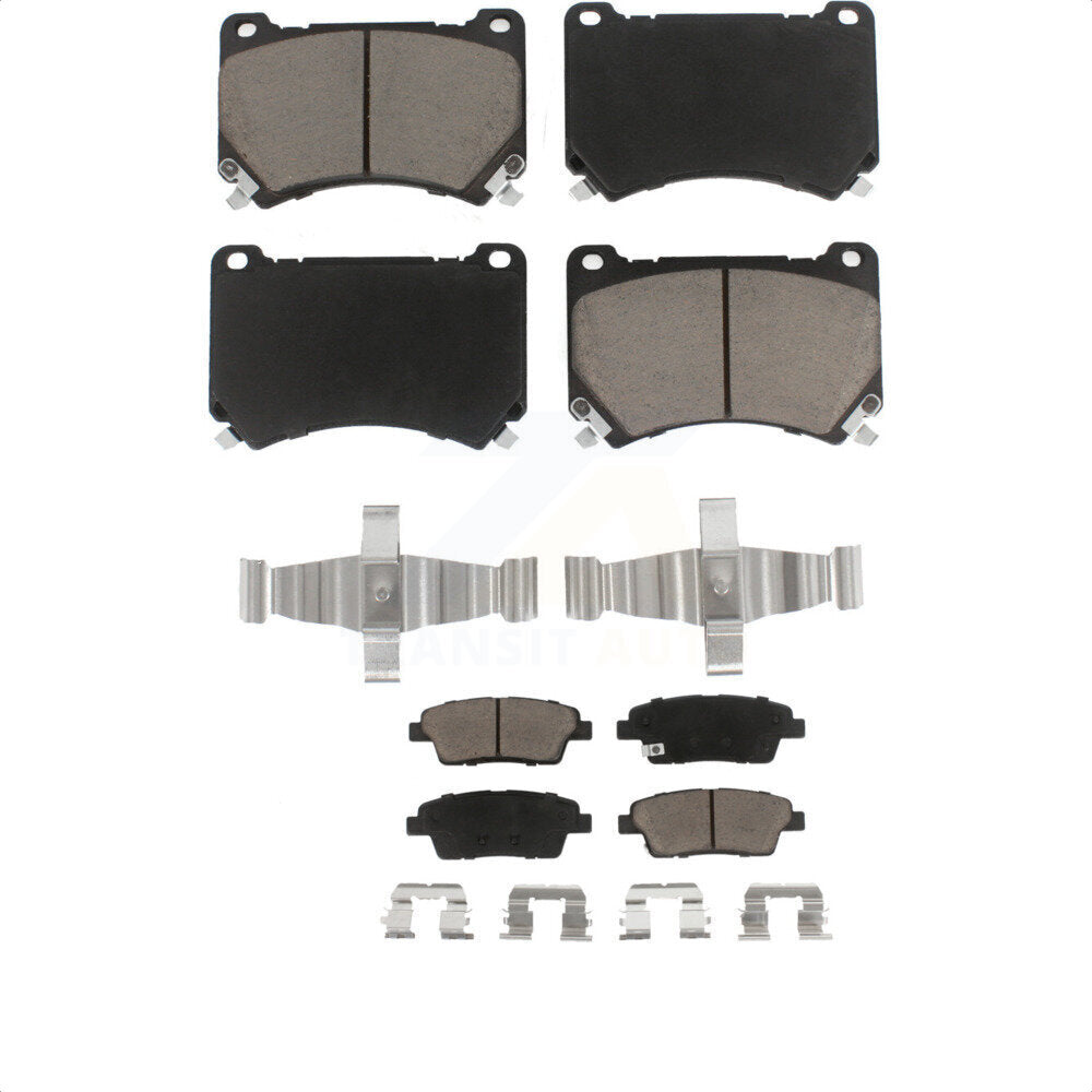Front Rear Ceramic Brake Pads Kit For Hyundai Genesis KCX-100038
