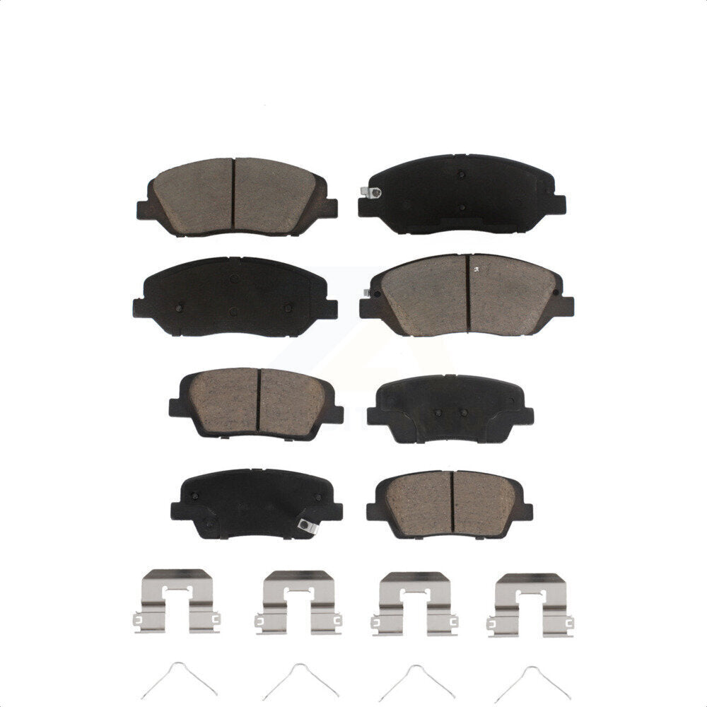 Front Rear Ceramic Brake Pads Kit For Hyundai Santa Fe XL KCX-100172