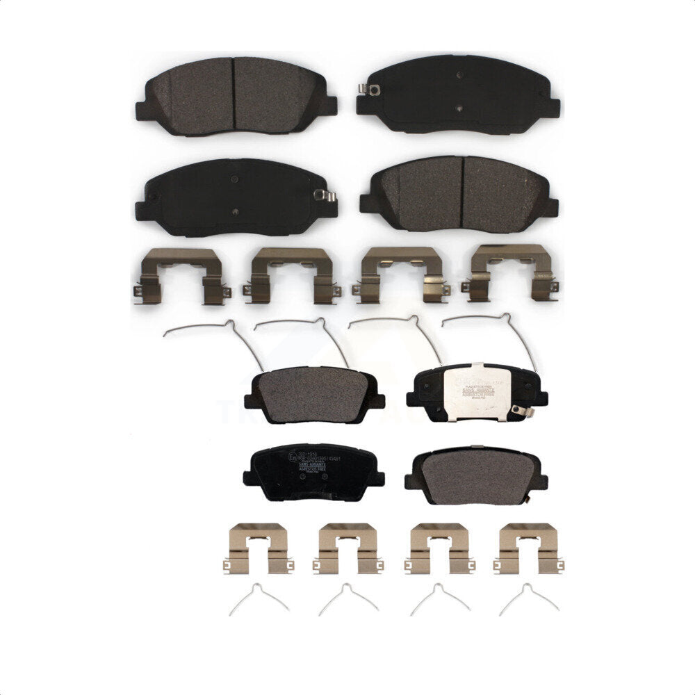 Front Rear Ceramic Brake Pads Kit For Hyundai Santa Fe XL KTC-100544