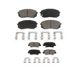 Front Rear Ceramic Brake Pads Kit For Hyundai Sonata Kia Cadenza Soul EV KCX-100266