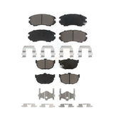 Front Rear Ceramic Brake Pads Kit For Hyundai Tiburon KCX-100363
