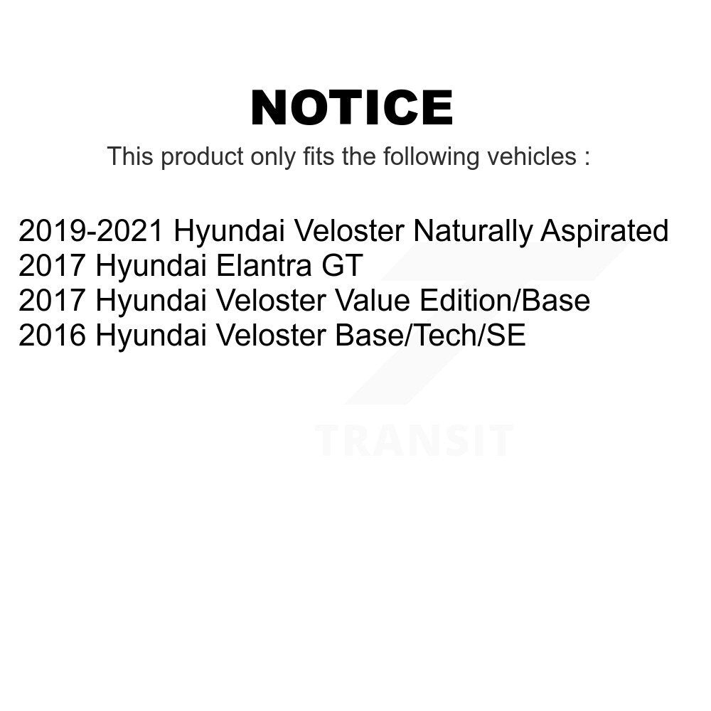 Front Rear Ceramic Brake Pads Kit For Hyundai Veloster Elantra GT KCX-100443