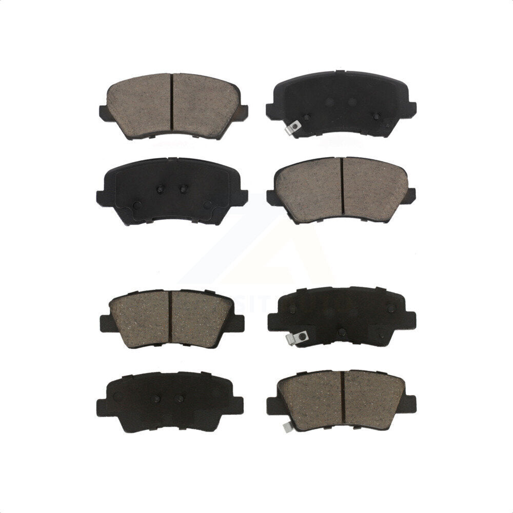 Front Rear Ceramic Brake Pads Kit For Hyundai Veloster Elantra GT KCX-100443