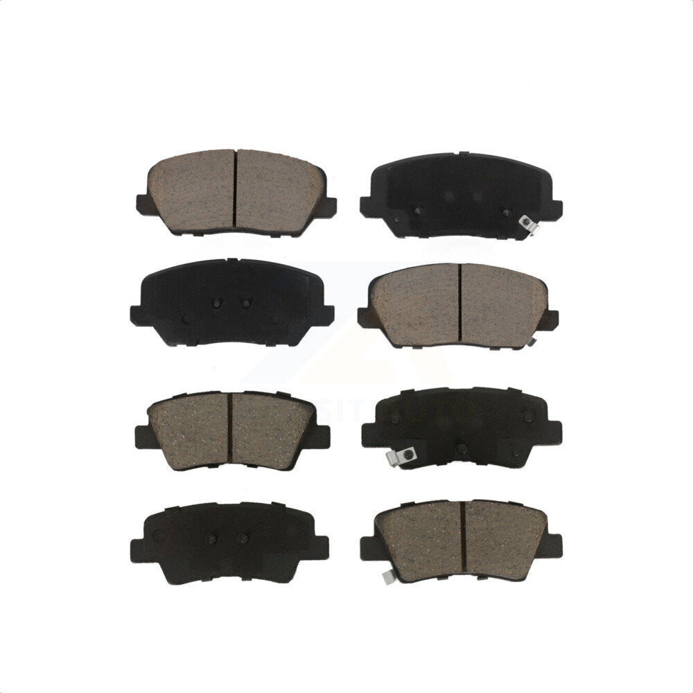Front Rear Ceramic Brake Pads Kit For Hyundai Veloster KCX-100444