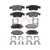 Front Rear Ceramic Brake Pads Kit For INFINITI G37 G35 Q60 KTC-100120