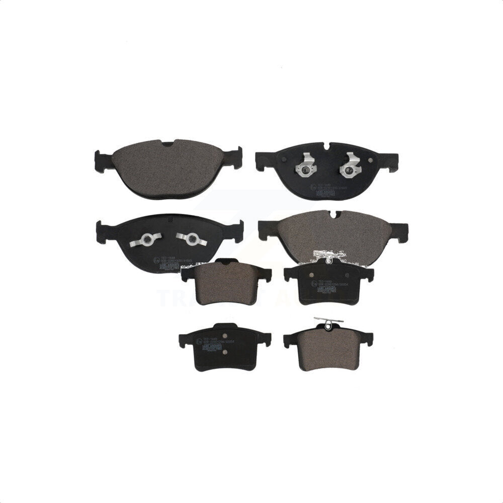 Front Rear Ceramic Brake Pads Kit For Jaguar XF XJ XKR XFR XJR XFR-S KTC-100678