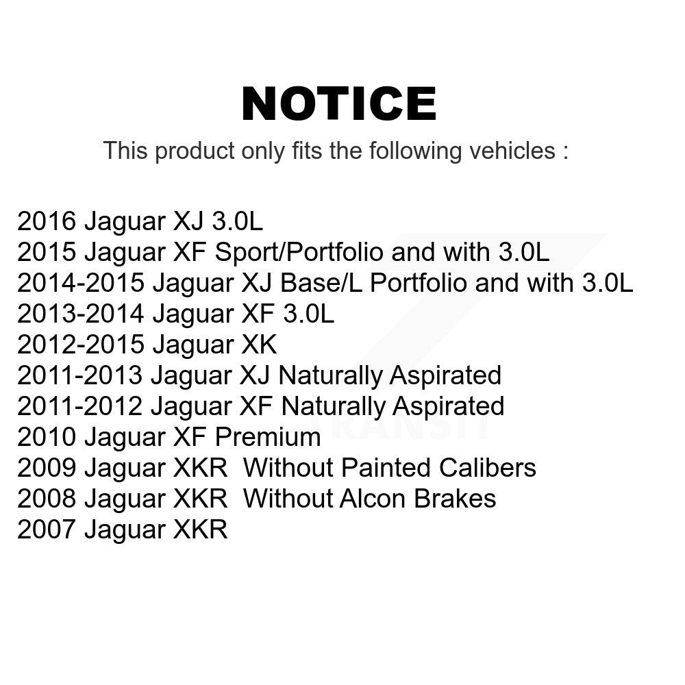 Front Rear Ceramic Brake Pads Kit For Jaguar XF XJ XKR XK KTC-100111