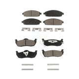 Front Rear Ceramic Brake Pads Kit For Jeep Grand Cherokee Commander KCX-100032