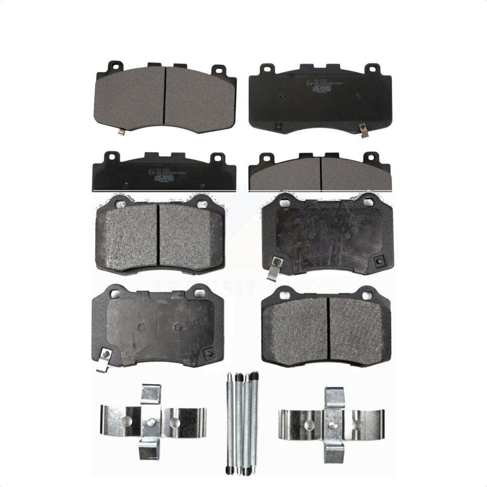 Front Rear Ceramic Brake Pads Kit For Jeep Grand Cherokee Dodge Durango KTC-100674