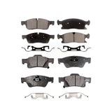 Front Rear Ceramic Brake Pads Kit For Jeep Grand Cherokee Dodge Durango WK KTC-100213