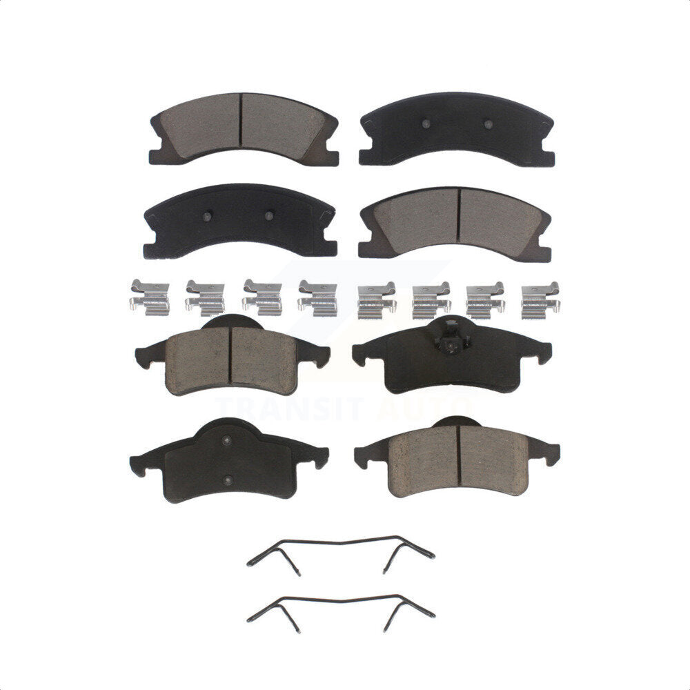 Front Rear Ceramic Brake Pads Kit For Jeep Grand Cherokee KCX-100447