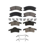 Front Rear Ceramic Brake Pads Kit For Jeep Grand Cherokee KCX-100447