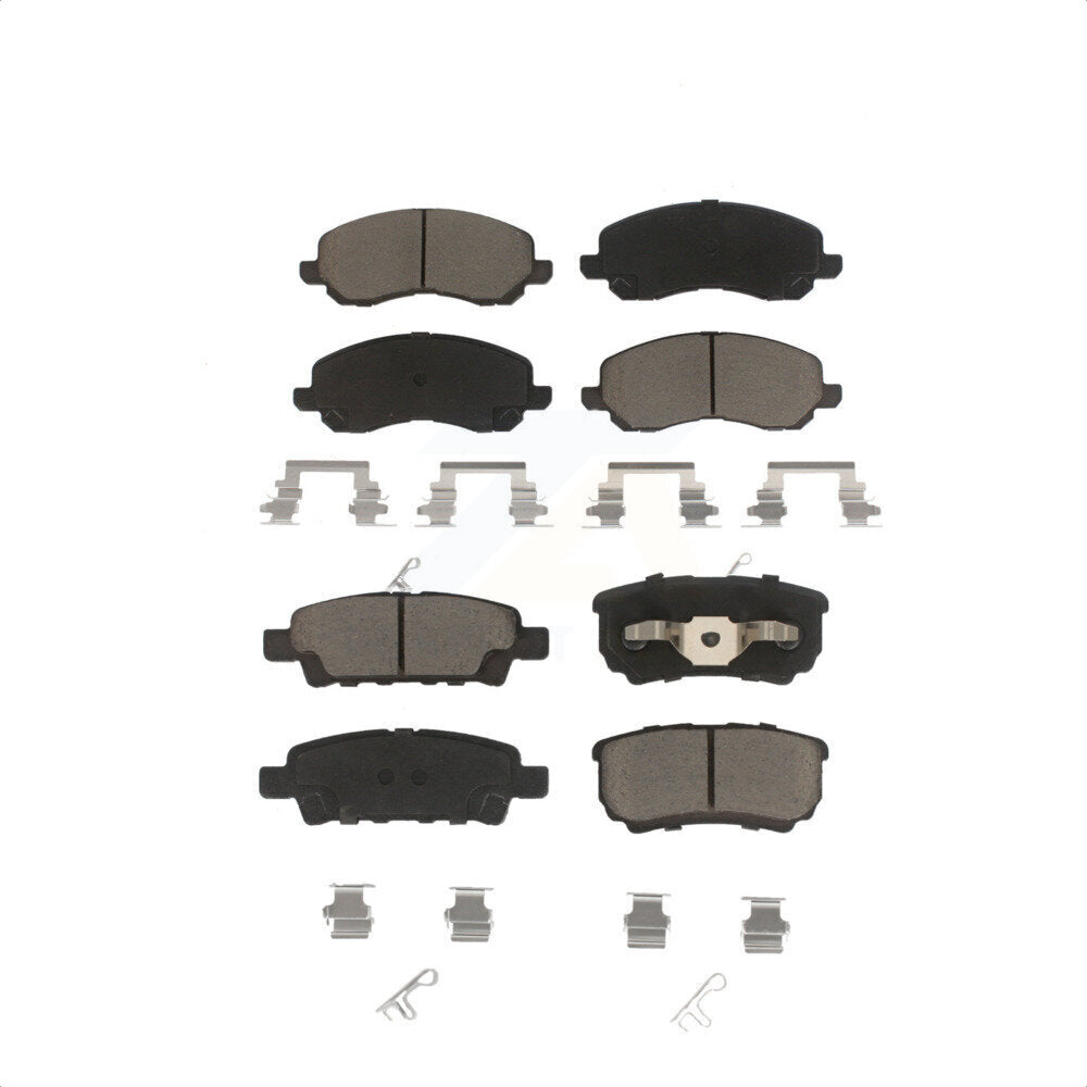 Front Rear Ceramic Brake Pads Kit For Jeep Patriot Dodge Compass Chrysler Caliber Avenger Mitsubishi Lancer Sebring 200 KCX-100227