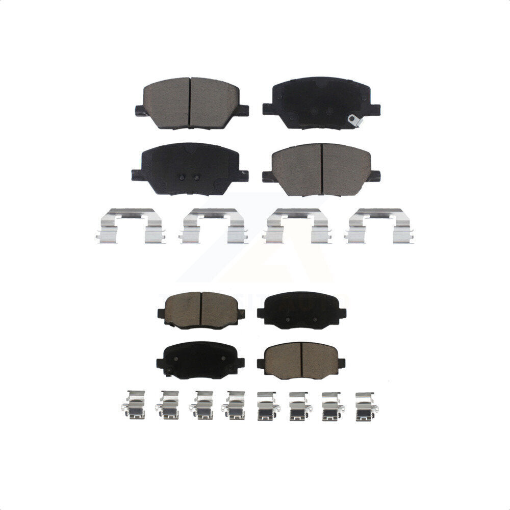 Front Rear Ceramic Brake Pads Kit For Jeep Renegade Fiat 500X KCX-100114