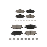 Front Rear Ceramic Brake Pads Kit For Jeep Wrangler Liberty Dodge Nitro JK KCX-100388
