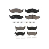 Front Rear Ceramic Brake Pads Kit For Jeep Wrangler TJ KCX-100511