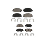 Front Rear Ceramic Brake Pads Kit For Kia Forte Forte5 Koup KCX-100122