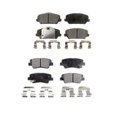 Front Rear Ceramic Brake Pads Kit For Kia Forte Forte5 Koup KTC-100294